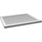 Ekena Millwork Vertical Surface Mount PVC Gable Vent w/ 2"W x 2"H , Brickmould Sill Frame, 34"W x 28"H GVPVE34X2803SN - alternate 3